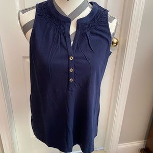Navy Essie Lilly Pulitzer tank top NWT